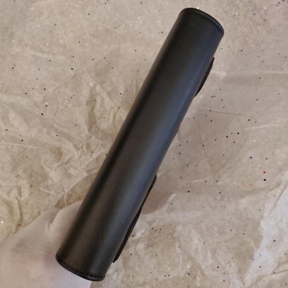 Handmade Pink, Black & Brow Embellished Agenda & Custom Luxury Engraved Wood Pen - Picture 3 of 5